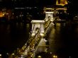 Sz&eacute;chenyi Chain Bridge in Budapest by night