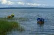 boats on quiet lake