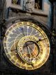 Close-up of the astronomical clock in Prague