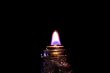 fire of the lamp