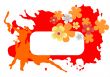 Red blots frame