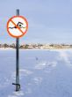 sign : no swimming