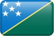 Solomon Islands Flag Button