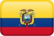 Ecuador Flag Button