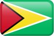 Guyana Flag Button