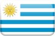 Uruguay Flag Button