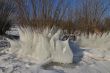 Fantastic lanscape; nice white ice form