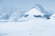 Winter lanscapes with snowy haus