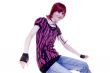 jumping woman