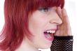 woman cries