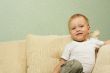 The cheerful little boy