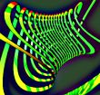 colourful x-ray abstract