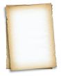 two pieces of old paper