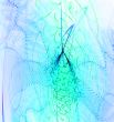 Blue interference abstract