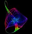 glowing sea creature abstract