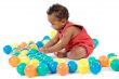 Baby with balls