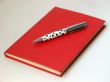 Ball pen and notebook
