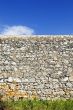 Rustic stone wall