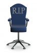 Office armchair on a white background. 3D image.