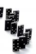 Dominoes isolated in white background