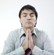 Man praying