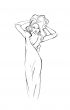 girl in dressing gown