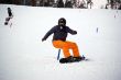 snowboarder slalom moving