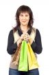 Woman holding shopping bags