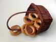 Basket with bagels