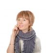 Attractive young woman call by cellular phone