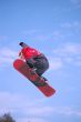 snowboarder twist jumping