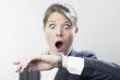 Businesswoman shocked