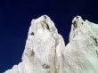 winter in mountains, rocks