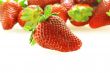 close up of fresh strawberry