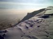 winter, mountains, forest and village