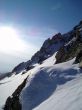 winter in mountains, rocks