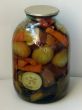 The tinned vegetables