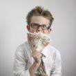Boy with cash
