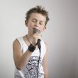 Boy singing