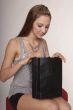woman with purchase bag