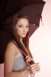woman with umbrella