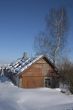 Small house in the winter