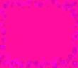 Pink border with hearts