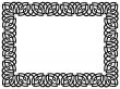 black border with celtic ornament