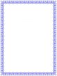 Blue border with celtic ornament