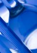 Blue chemistry vials