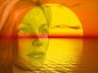 Woman in the sun