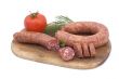 Sausage with tomato and dill