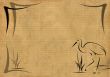 Background in style of an Japanese engraving