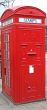 Combined Red Telephone Box and Post Box